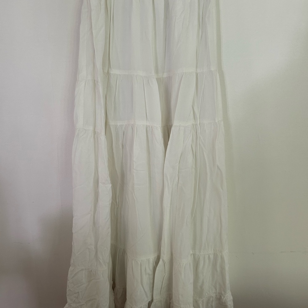 American Eagle Outfitters Cream A-Line Skirt